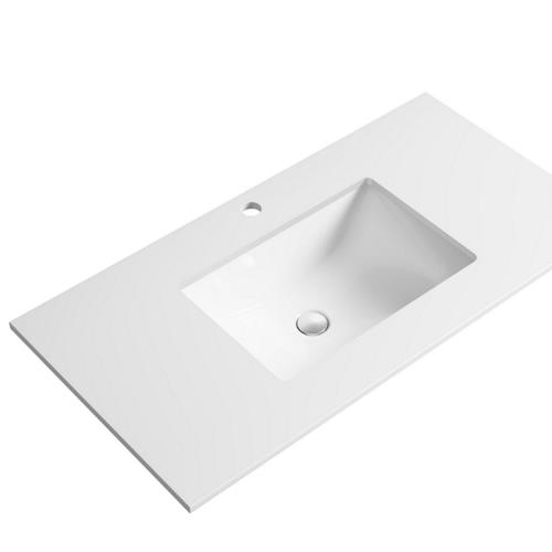 VANITIES - Pure Stone Top with Under Mount Basin - 