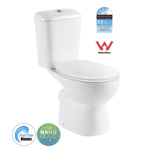 TOILETS - Rome P Trap Toilet Suite - 