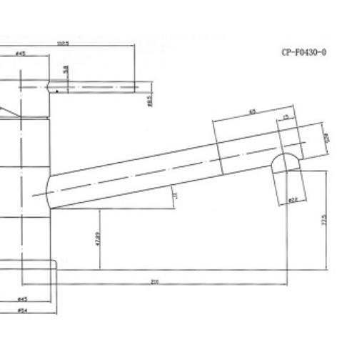TAPWARE - Round Standard Kitchen Mixer - 