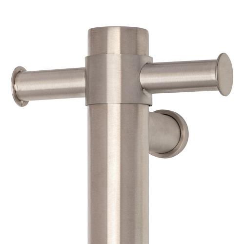 ACCESSORIES - Thermorail VSH900H Round 240Volt Vertical Single Heated Towel Rail - 
