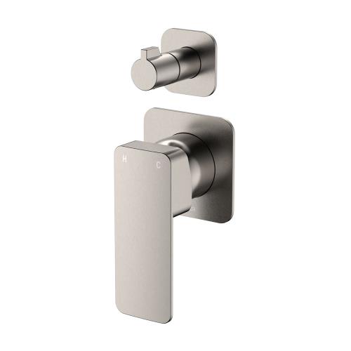 TAPWARE - Tono Wall Diverter Mixer 2 Plate - Brushed Nickel