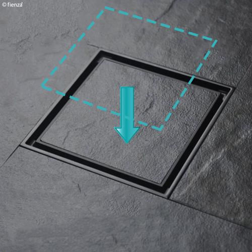 SHOWERS - Urban Brass 2 in 1 Smart Tile Floor Waste - 