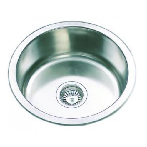 KITCHEN & LAUNDRY - Round Drop in Sink - 